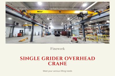 5 Ton Single Girder Overhead Crane With Electric Hoist 